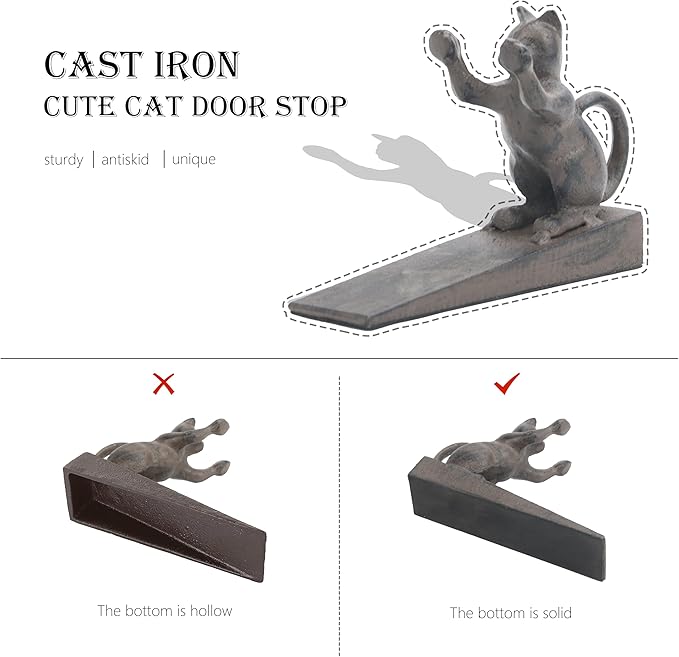 Cat-Shaped Door Stopper for Indoor Use - Image 3