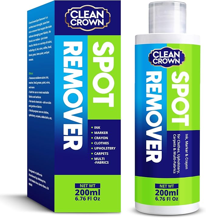 Ink Remover from Clothes, Stain Lifter by CleanCrownCleanBetterLastLonger