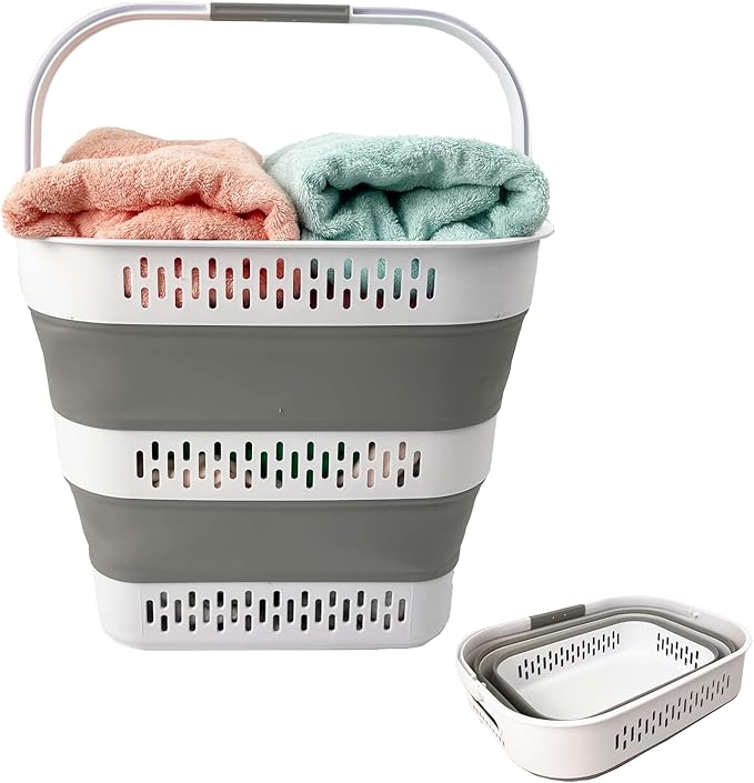 SAMMART 38L Collapsible Laundry Basket by SAMMART