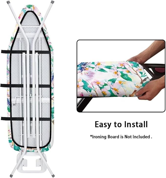 Hummingbird Leaves Easy Installation 15x54 Ironing Board Cover and Pad - Image 5