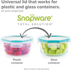 Snapware Plastic Total Solution 5-Pack Food Storage Containers Set, Leakproof & - Image 6