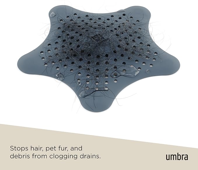 Umbra Starfish Hair Catcher, Fun Drain Cover Fits Most Standard Tub and Shower - Image 4