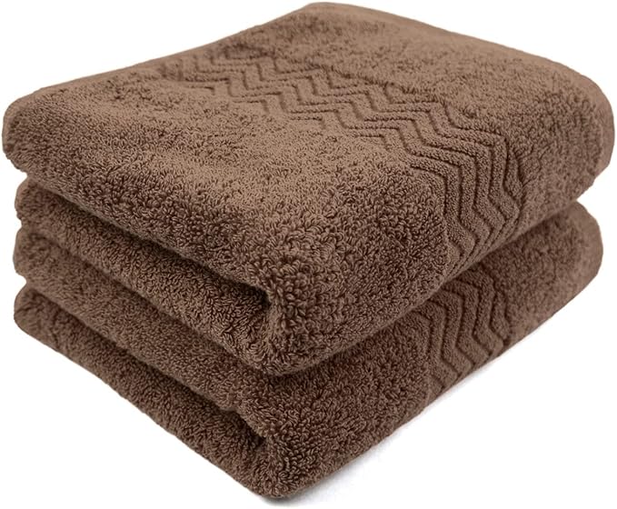 Cleanbear Bathroom Hand Towels, 100% Cotton Face Towels, 13 x 28 Inches by Cleanbear