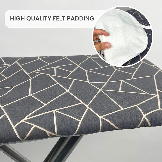SAVUK Ironing Board Cover and Pad Standard Size 15x54 inch Extra Heavy Duty - Image 3