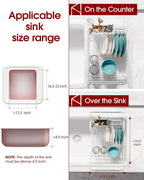 Extendable Dish Drying Rack Over Sink - Image 2