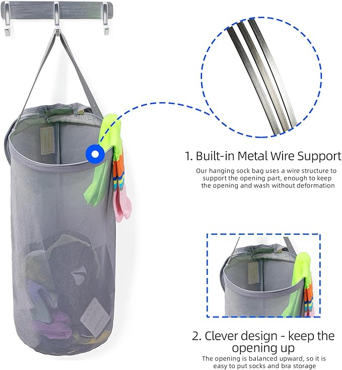 Large Capacity Sock Laundry Bag - Image 2