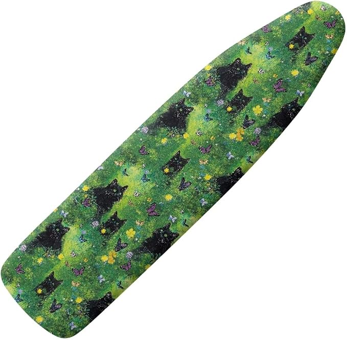 Cat Print Iron Cover for Ironing Board, Scorch Resistant Ironing Board Cover by Wanzuoeng