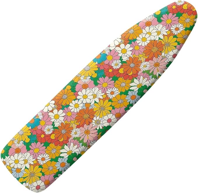 Hippie Flower Ironing Board Cover Christmas Full Size Scorch Resistant Padding by Hinthetall