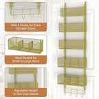 Over The Door Organizer, Metal Door Organizer Hanging - Image 5
