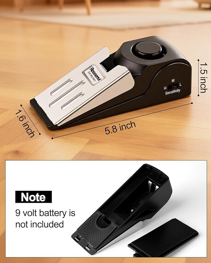 4 Pack Door Stop Alarm, Door Stopper - Image 7