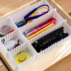 Foraineam 48Pcs Drawer Dividers, Adjustable DIY Grid Divider White Storage - Image 6