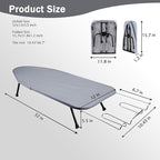 SheeChung Small Tabletop Ironing Board 32" Lx12 W, Folding Ironing Board - Image 2