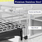 Large Dish Drying Rack, Extendable Dish Rack - Image 5