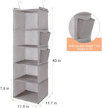 BOOMIBOO Hanging Closet Organize and Shelves，5-Hanging Shelf - Image 3