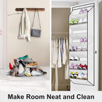 SLEEPING LAMB Over The Door Shoe Organizer - Image 6