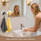 SEMAXE Hand Towels for Bathroom, 100% Cotton Towels - Image 5