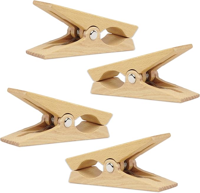 tuuli Wooden Pegs Large Wooden Pegs Beach Towel Clip Clothes Pegs by Itsallaboutwood