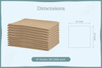 Organic Cotton Beige Flour Sack Towels - Image 4