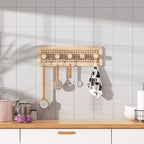 Homode Wooden Wall Hooks, Wall Mounted Coat Rack - Image 8