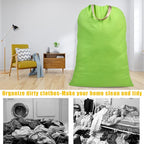 Cotton Canvas Laundry Bag with Handles & Drawstring Straps, Heavy Duty Extra - Image 7