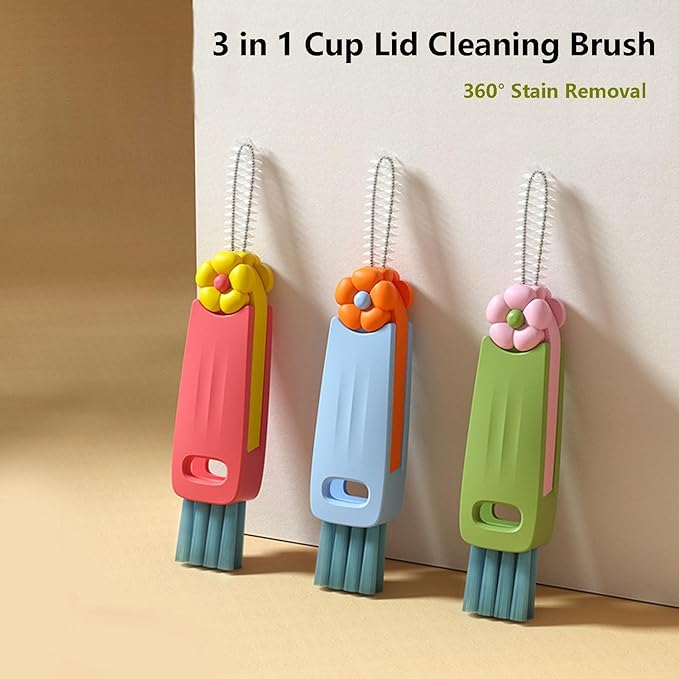 3 in 1 Cup Lid Cleaning Brush - Image 3
