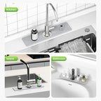 15.8" x 4" Stone Faucet Mat for Kitchen Sink, Quick Drying Diatomite Sink Tray - Image 8