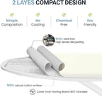 Ironing Board Cover and Pad 15"x54" Extra Thick Natural Cotton, Scorch and - Image 4