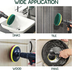 Power Scrub Pads Drill Attachment, GOH DODD 30 Pieces 5 Inch Headlight - Image 7