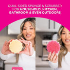 Stardrops – The Pink Stuff – SQeeZY Miracle Dual Sided Scrubber Sponge - Image 4