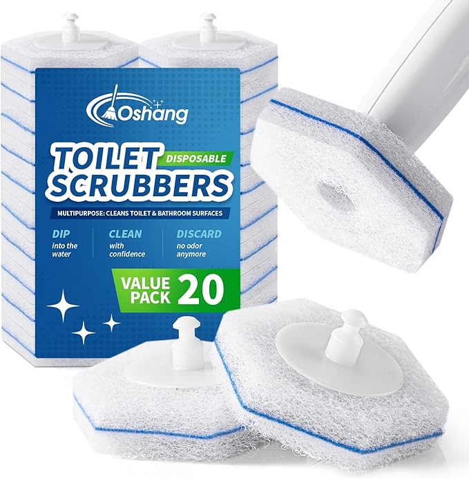 Compatible with Clorox Toilet Wand – Disposable Toilet Brush Head Refills by oshang
