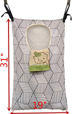 HDHYK Adjustable Space Saving Door Hanging Laundry Hamper - Image 2