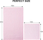 Kitinjoy Cotton 12 Pack Kitchen Towels and Dishcloths Sets, 16 x 25 Inch & 12 X - Image 6