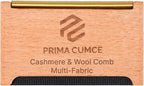 Wooden Cashmere Comb for Knits, Wool & Delicate Fabrics – Manual Fabric Shaver by PrimaCumce