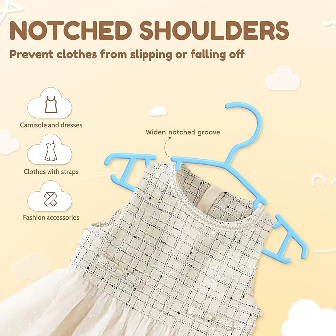 Kids Plastic Hangers, Baby Clothes Hangers - Image 4