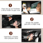 Car Air Freshener- Original Wood Air Freshener-Car Odor Eliminator - Image 8