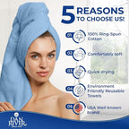 DAN RIVER 8 PC Luxury Bath Towels - Image 5