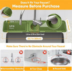 24'' Longer Faucet Mat for Kitchen Sink Splash Guard Kitchen Sink Faucet Mat - Image 2