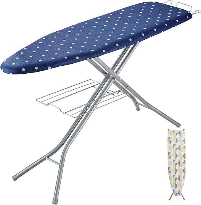 VEVOR Ironing Board with Bottom Storage Tray, Thickened 4 Layers Iron Board by VEVOR