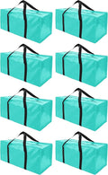 Extra Large Moving Bags with Zippers & Carrying Handles, Heavy-Duty Storage Tote by PANDA+JOYS