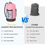BALEINE 2PK 120L Laundry Bag Backpack, 900D Oxford Fabric Large Travel Laundry - Image 6