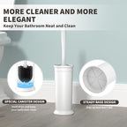 Toilet Brush and Holder 2 Pack, Toilet Bowl Brush - Image 5