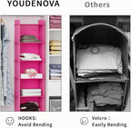 YOUDENOVA Hanging Closet Organizer, 6-Shelf Closet Hanging Shelves - Image 4