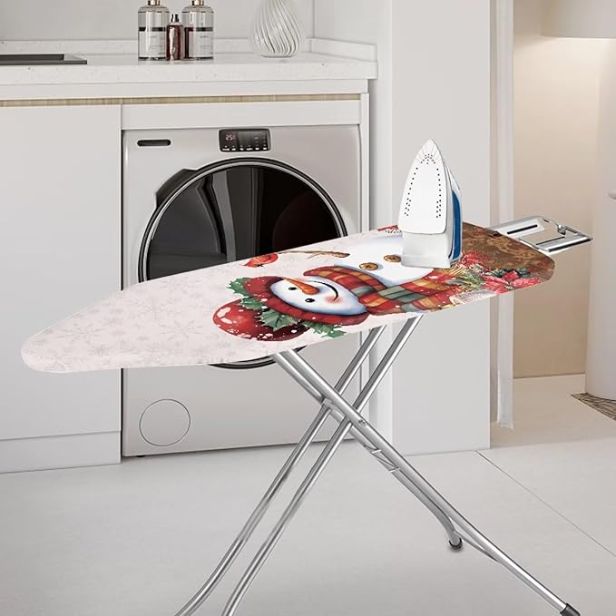 ZDCUSTOM X-Mas Snowman Ironing Board Cover Merry Christmas 52"x13" Iron Board - Image 2