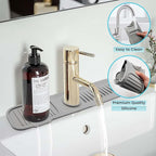Daily Treasures 45 x 10 cm Splash Sink Guard, Narrow Rim Design Silicone Faucet - Image 7