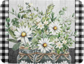 Spring Daisy Floral Dish Drying Mat by Kawani