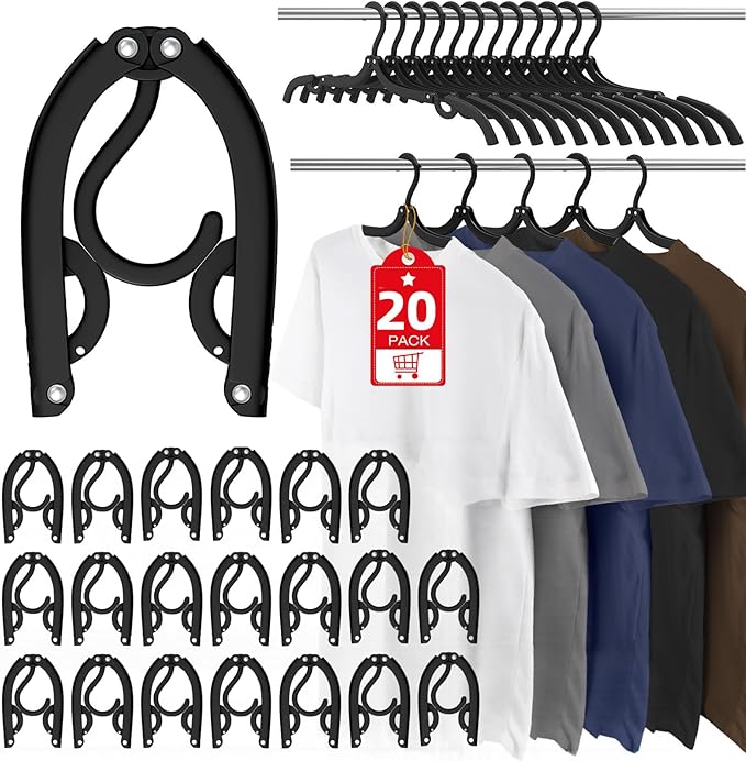 Travel Hangers Portable Foldable Travel Hanger Organizer, Plastic Cruise by Besslly