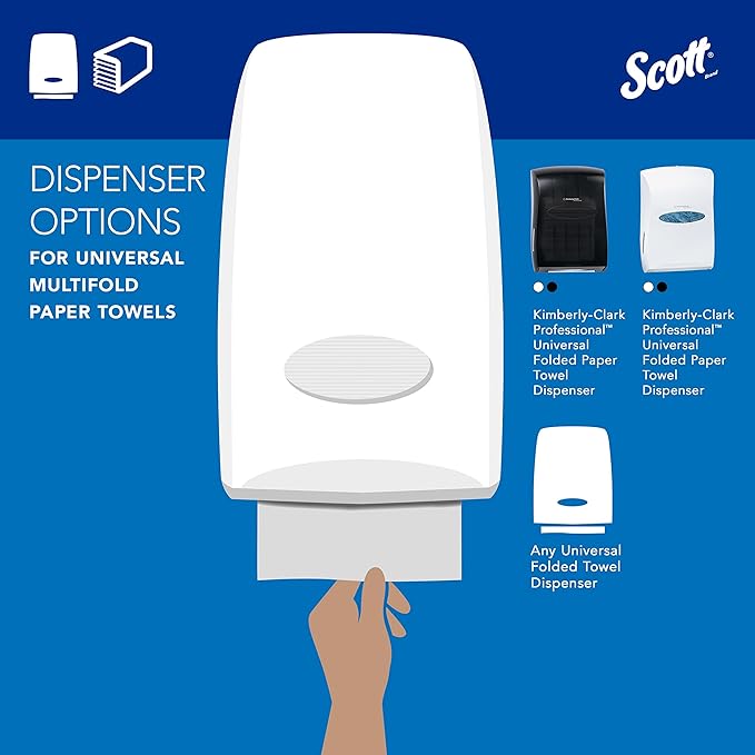 Scott Professional Universal Multifold Narrow Width Paper Towels, Absorbency - Image 3