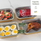 6" x 4" Heavy-Duty Aluminum Foil Pans - Image 2