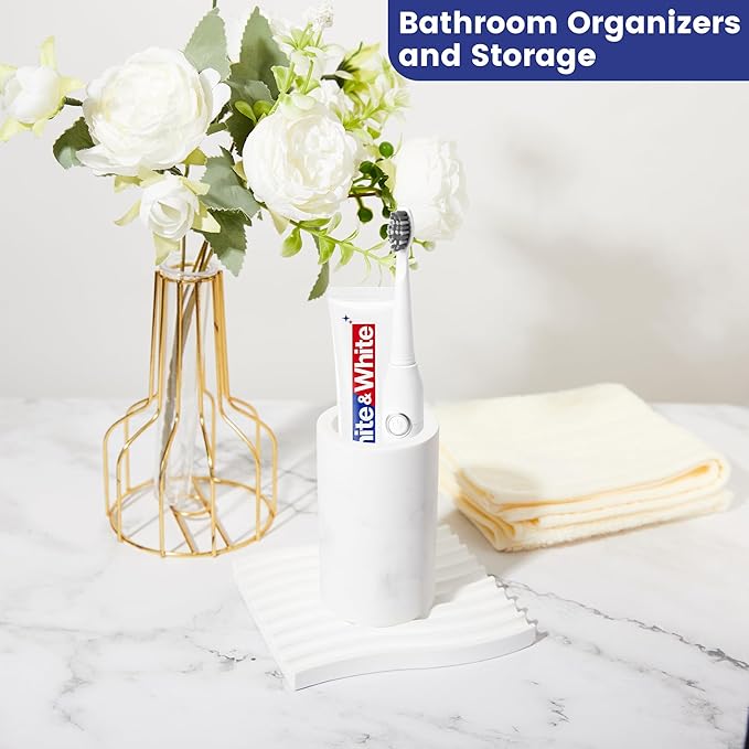 Diatomite Toothbrush Holders for Bathrooms, Electric Tooth Brush and Toothpaste - Image 8