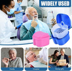 2 Pack Denture Bath Case Cup Box Holder Storage Container - Image 6